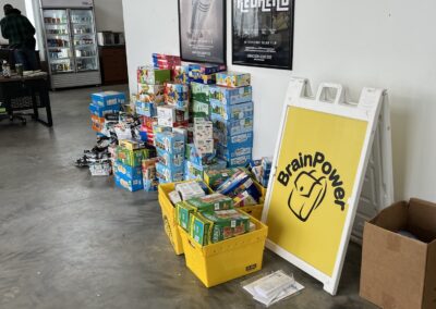 BrainPower in a BackPack Food Drive Recap